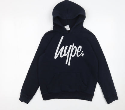 Boys UK Size 11-12 Years Hype Blue Pullover Hoodie