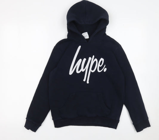 Boys UK Size 11-12 Years Hype Blue Pullover Hoodie