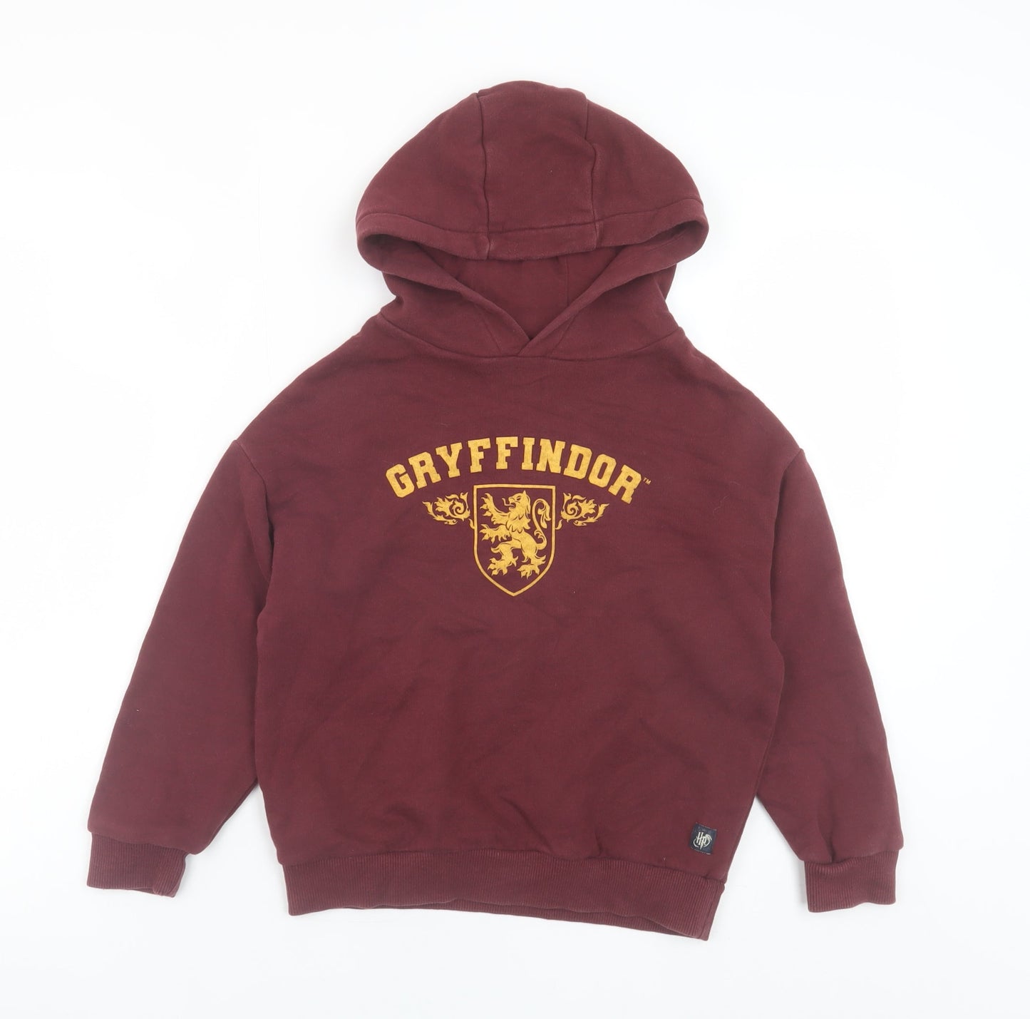 Boys UK Size 7-8 Years Marks and Spencer Red Pullover Hoodie
