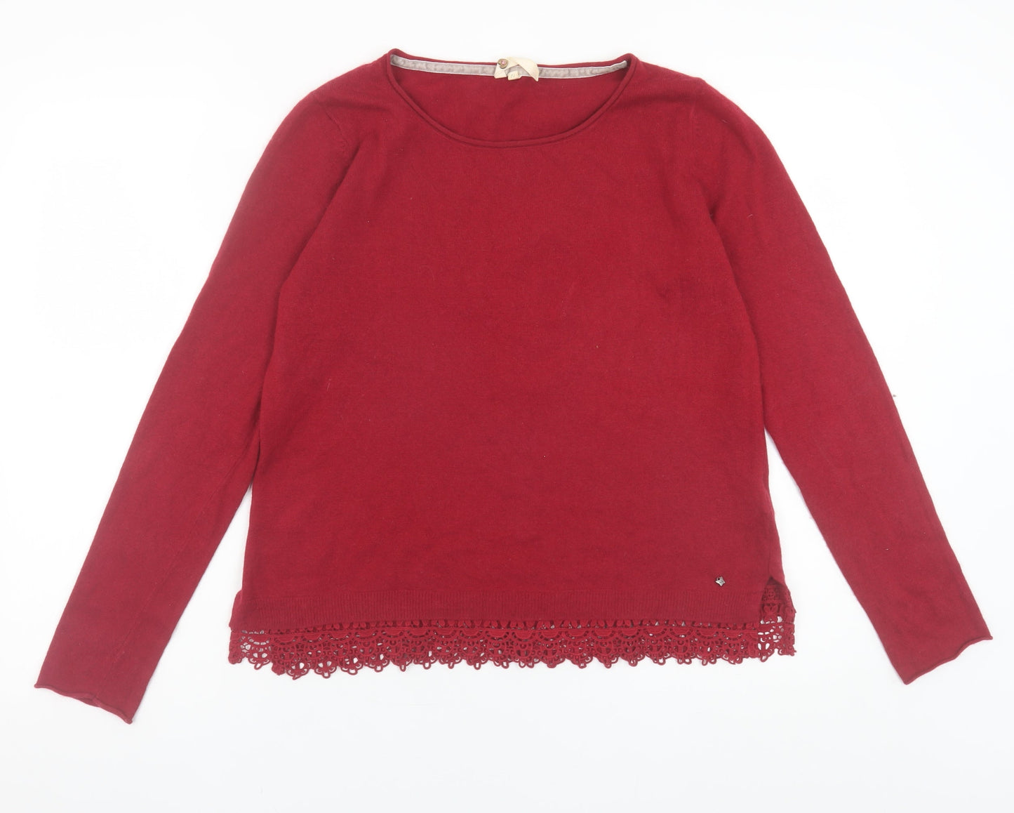 Womens UK Size 12 White Stuff Red Pullover Jumper