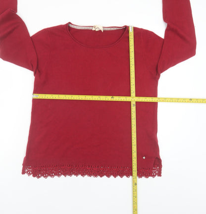 Womens UK Size 12 White Stuff Red Pullover Jumper