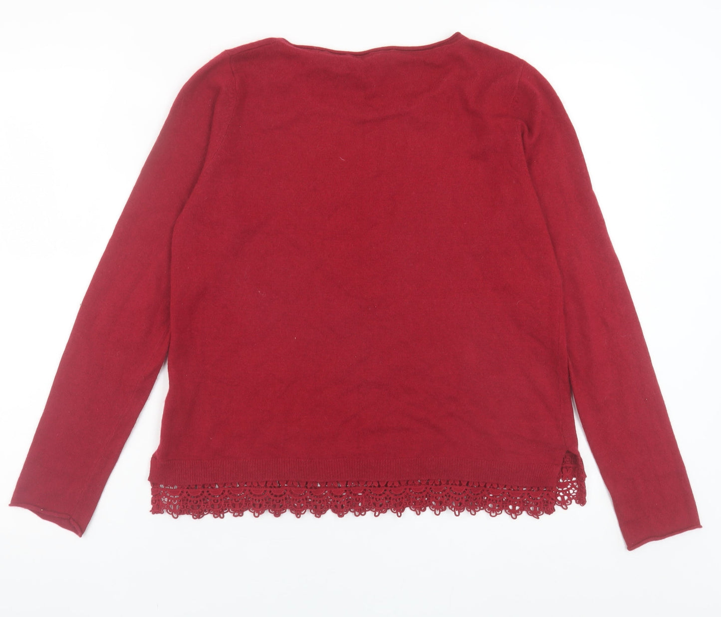 Womens UK Size 12 White Stuff Red Pullover Jumper