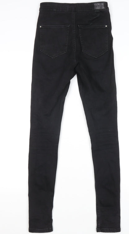 Womens UK Size 6 Poco by Pippa Slim Fit Skinny Black Jeans