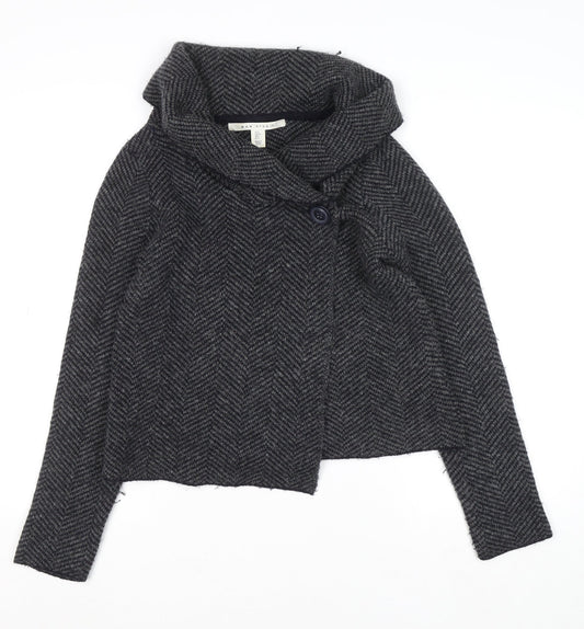 Womens UK Size S Max Studio Grey Cardigan Jumper