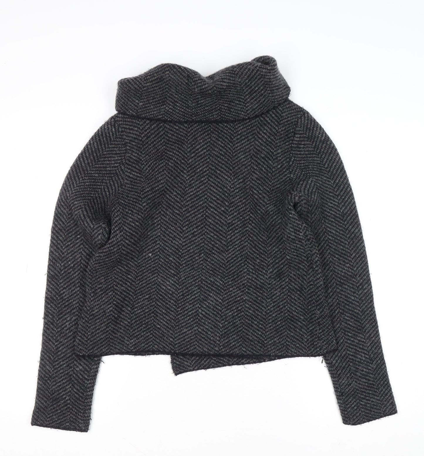 Womens UK Size S Max Studio Grey Cardigan Jumper