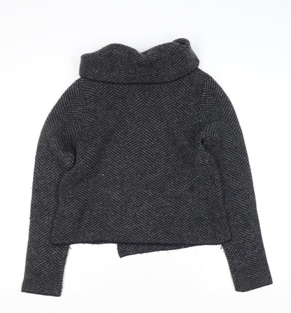 Womens UK Size S Max Studio Grey Cardigan Jumper