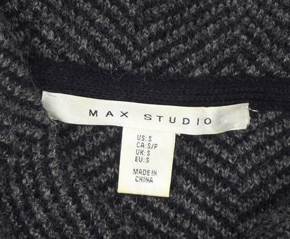 Womens UK Size S Max Studio Grey Cardigan Jumper