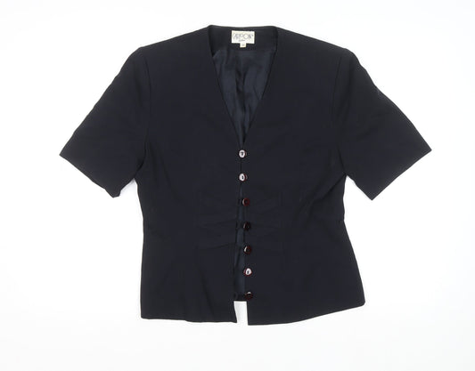 Womens UK Size 10 Cartoon Regular Black Suit Jacket