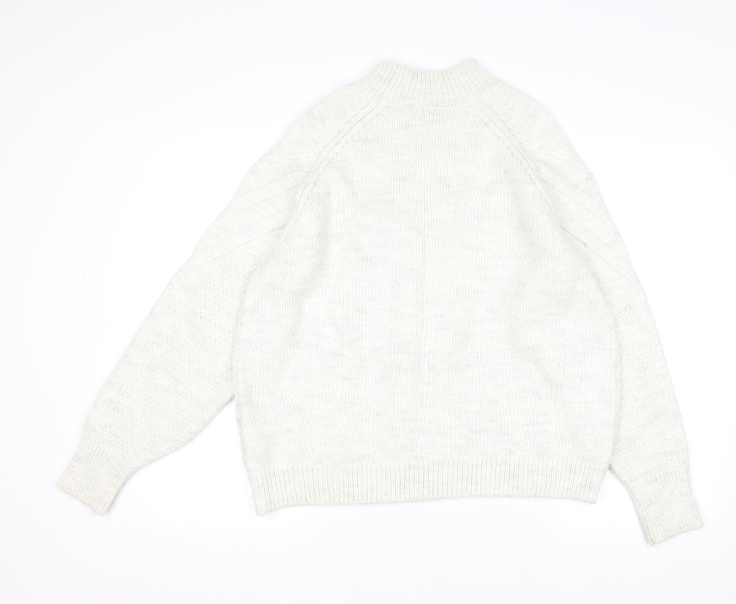 Womens UK Size M Marks and Spencer Grey Pullover Jumper