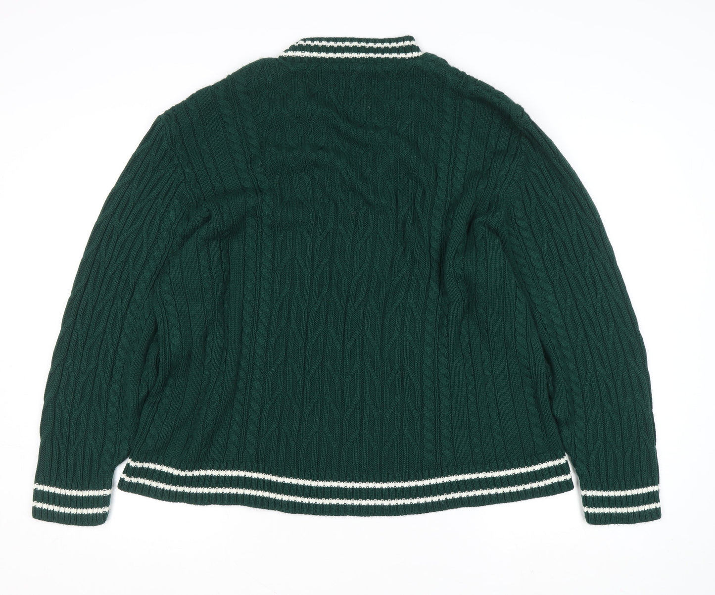 Mens UK Size S ASOS DESIGN Green Pullover Jumper