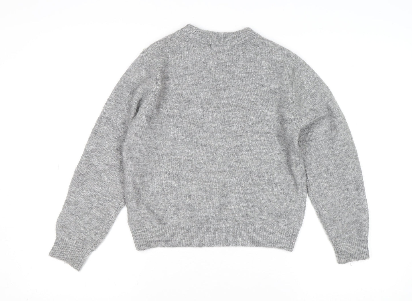 Teens UK Size 8 H&M Grey Pullover Jumper