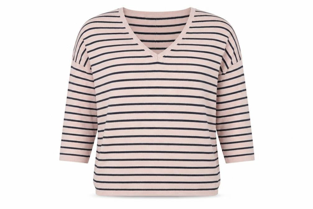 Womens UK Size S Saint Tropez Pink Pullover Jumper