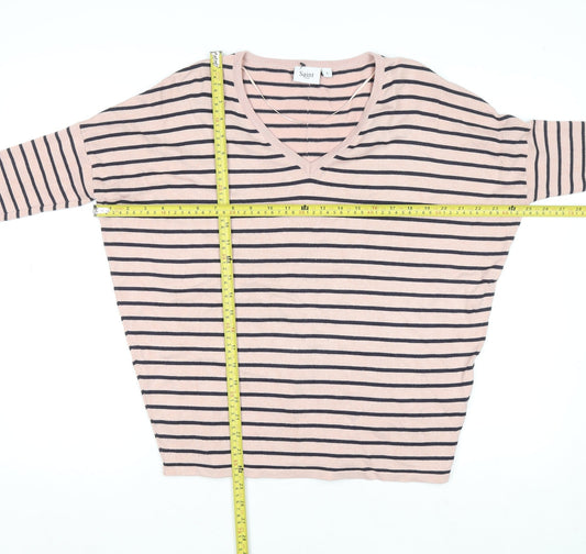 Womens UK Size S Saint Tropez Pink Pullover Jumper