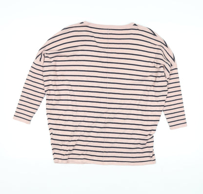 Womens UK Size S Saint Tropez Pink Pullover Jumper