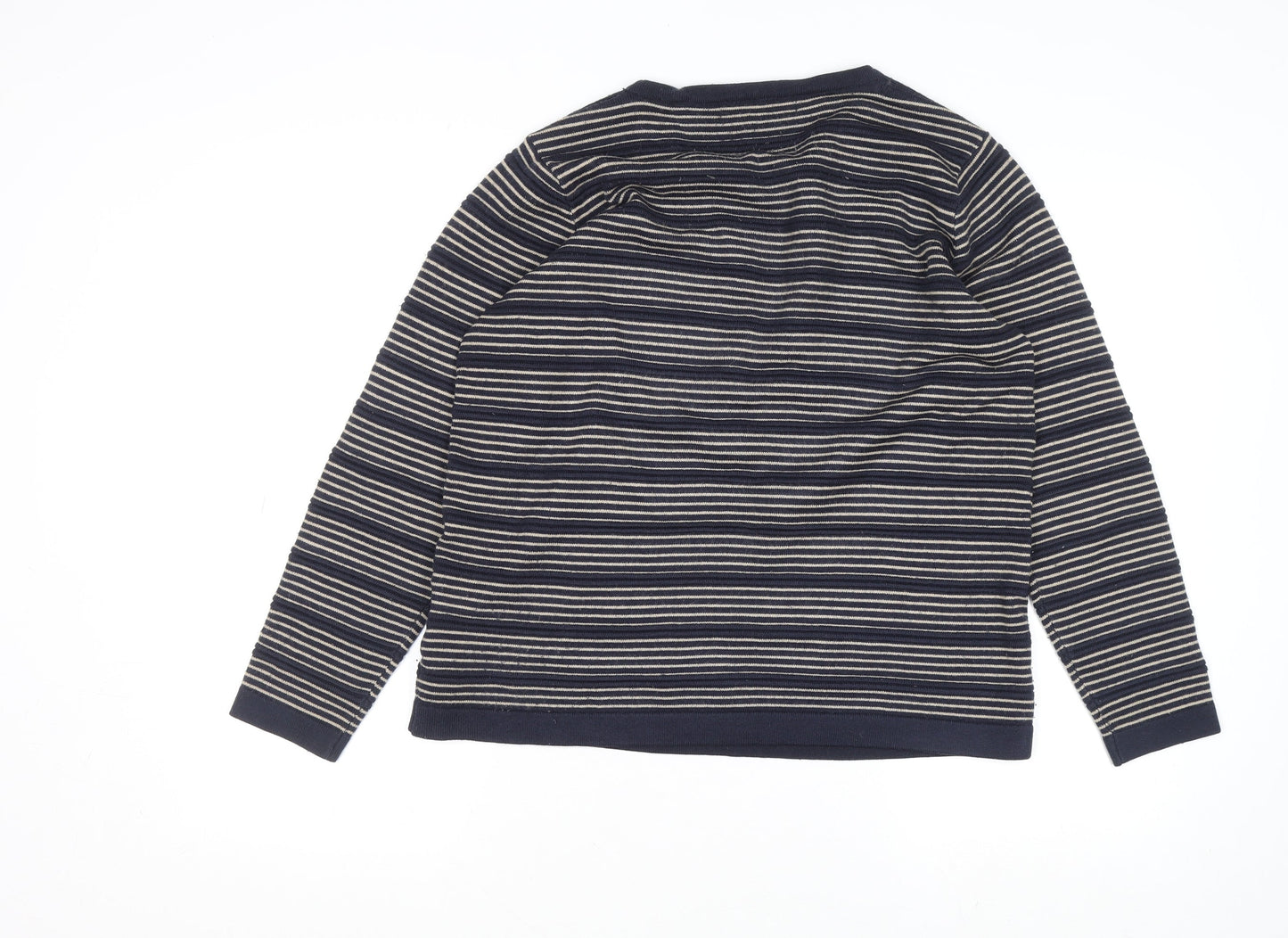 Womens UK Size M ISLE Blue Pullover Jumper