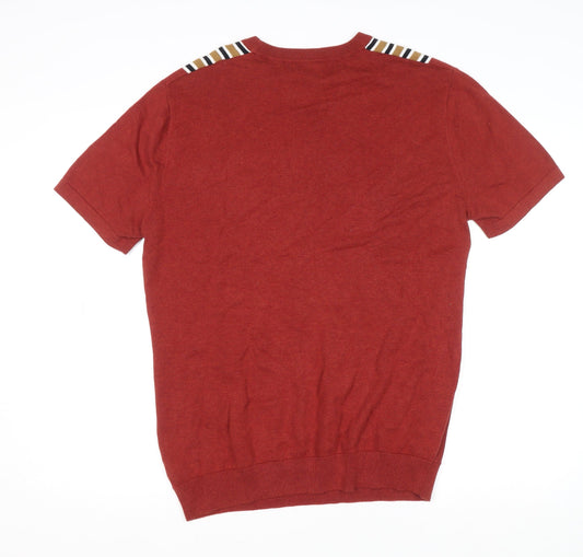 Womens UK Size L NEXT Red Basic T-Shirt