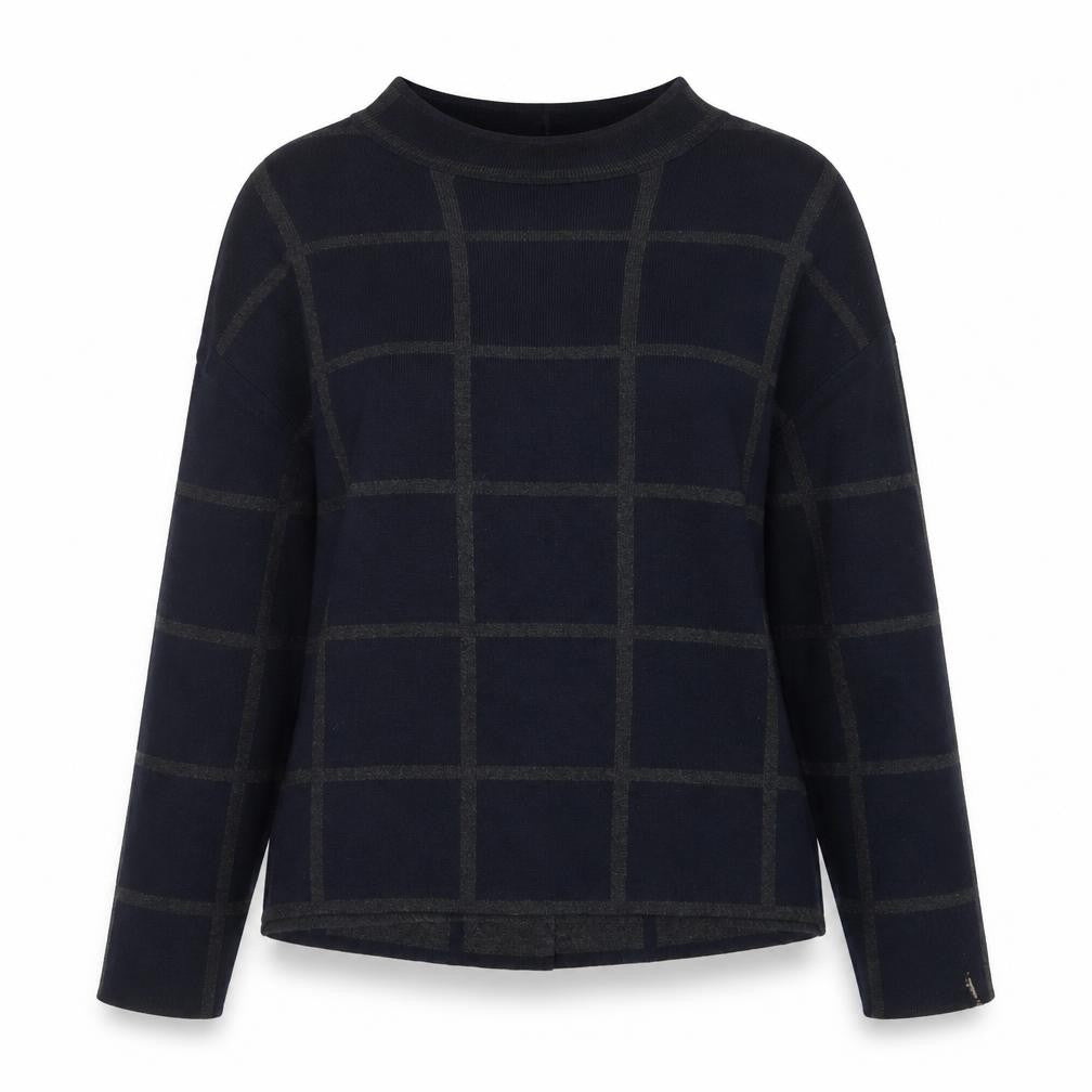 Womens UK Size 10 Jasper Conran Blue Pullover Jumper