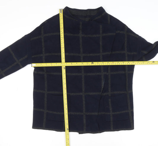 Womens UK Size 10 Jasper Conran Blue Pullover Jumper