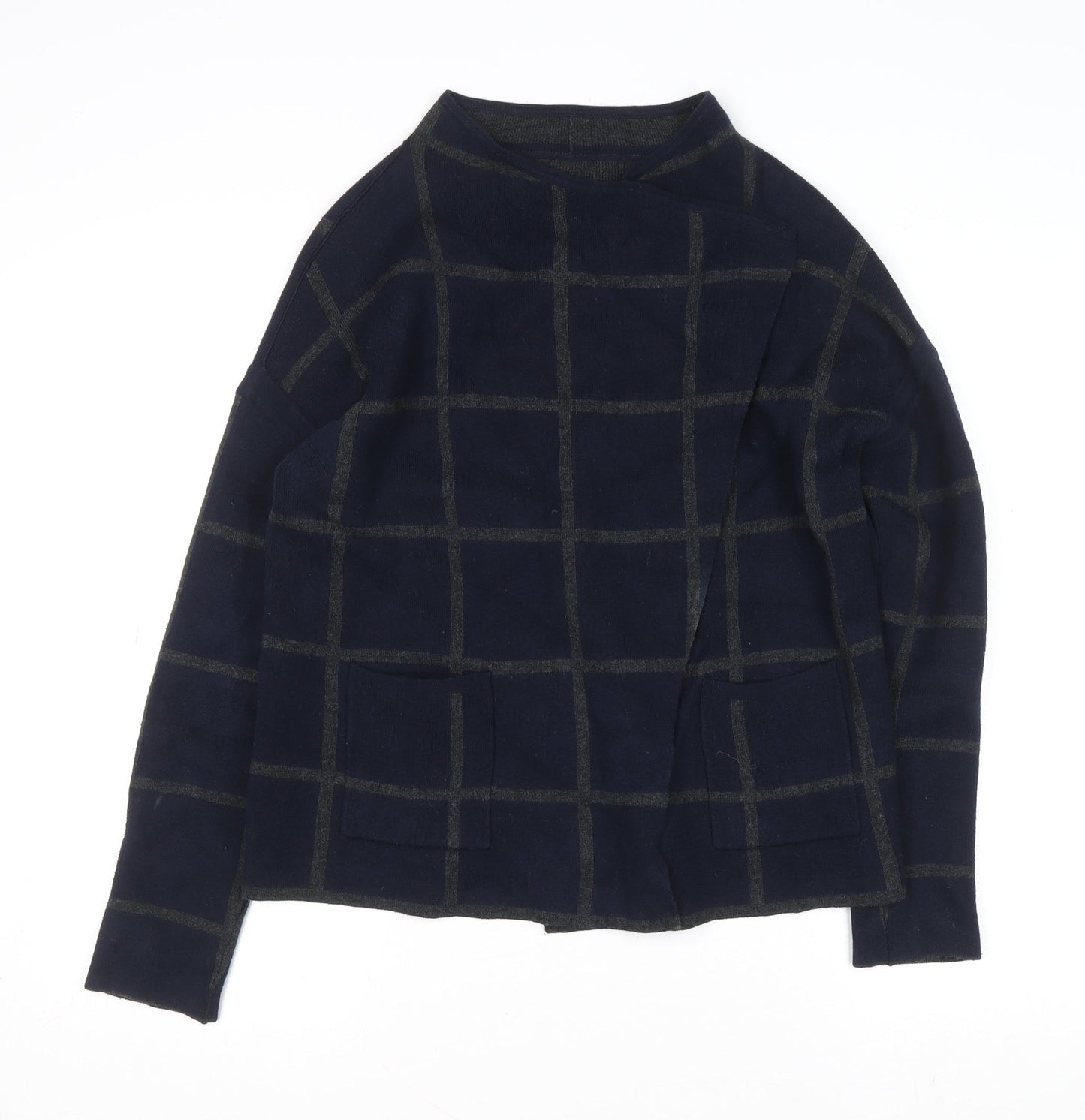 Womens UK Size 10 Jasper Conran Blue Pullover Jumper