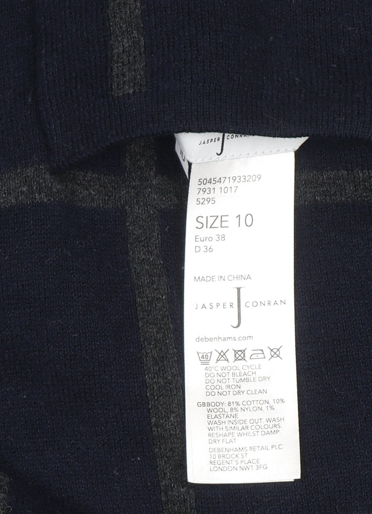 Womens UK Size 10 Jasper Conran Blue Pullover Jumper