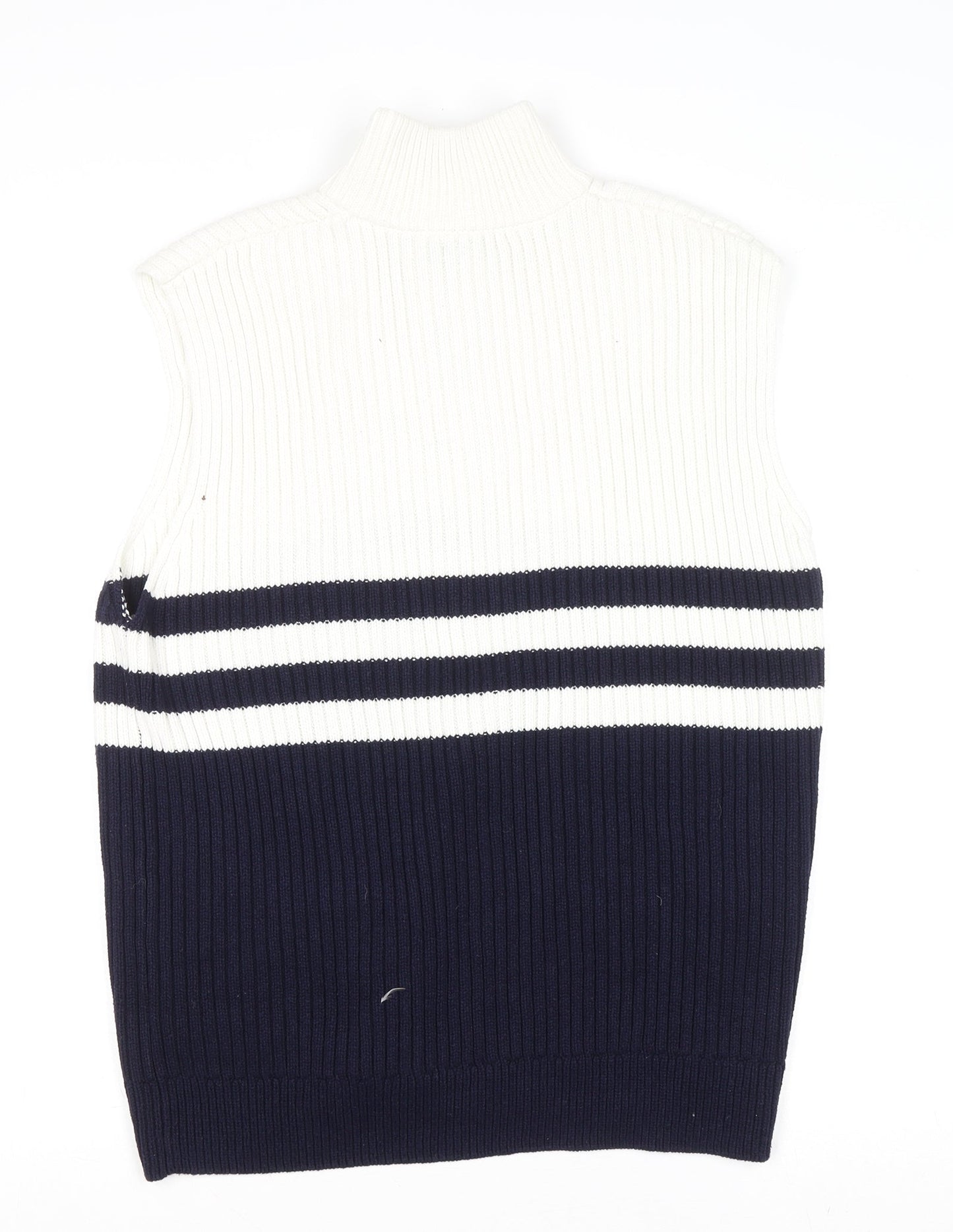 Mens UK Size S Zara Blue Vest Jumper