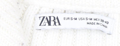 Mens UK Size S Zara Blue Vest Jumper