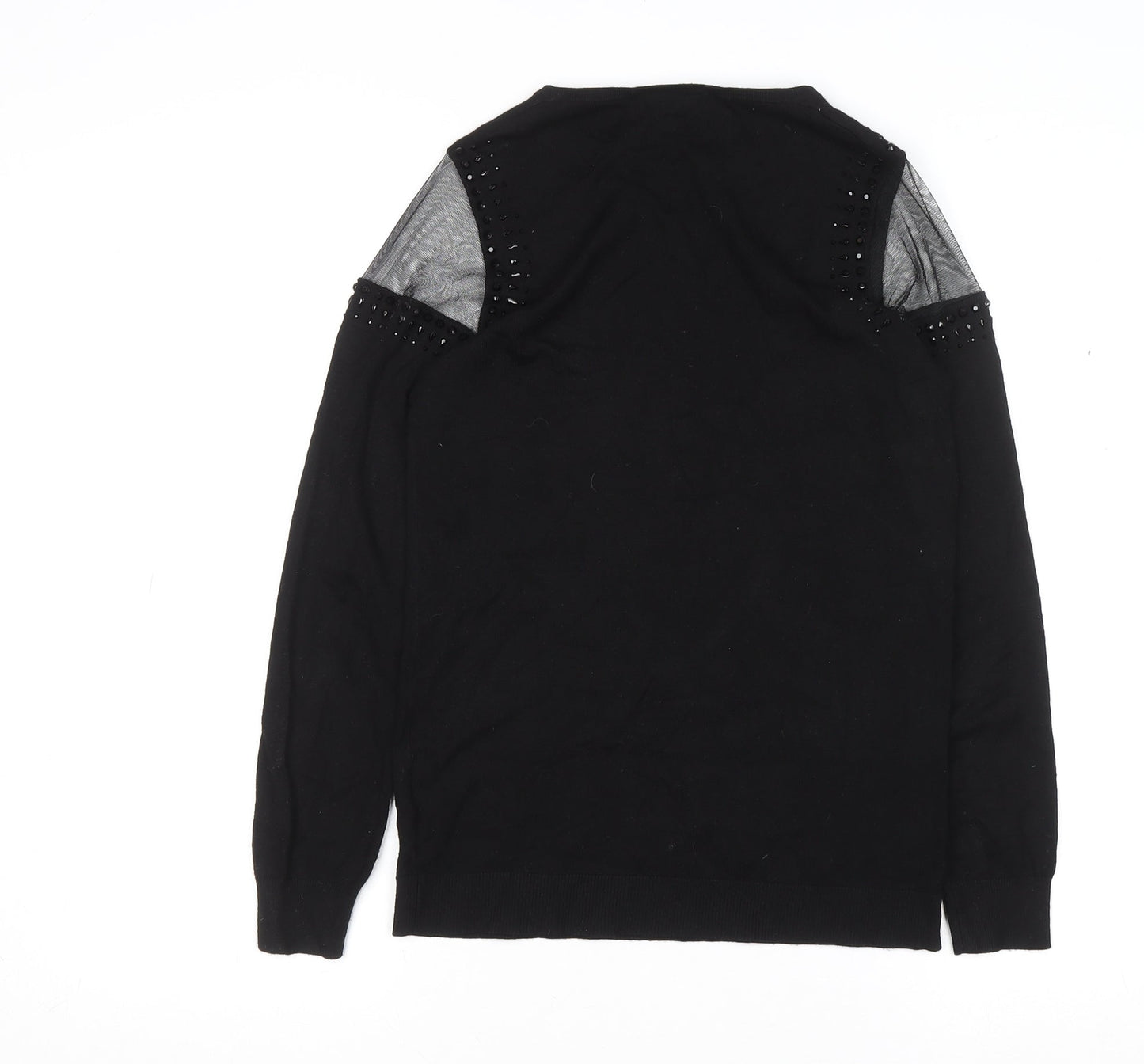 Womens UK Size 8 Wallis Black Pullover Jumper