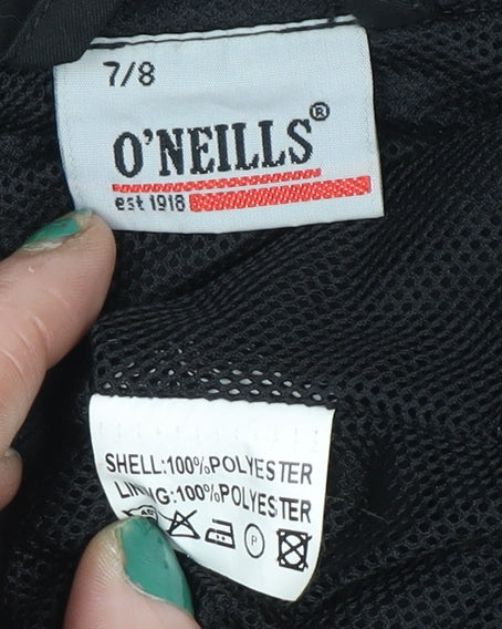 O'Neills Boys Black 7-8 Years Pullover Sweatshirt Classic Fit