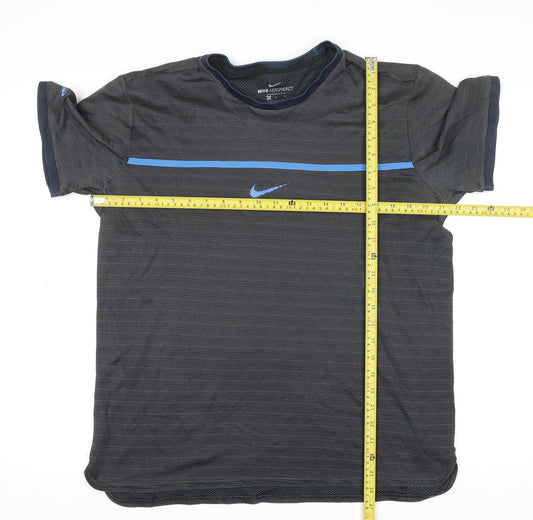 Mens UK Size S Nike Black Running & JoggingGym & Training T-Shirt