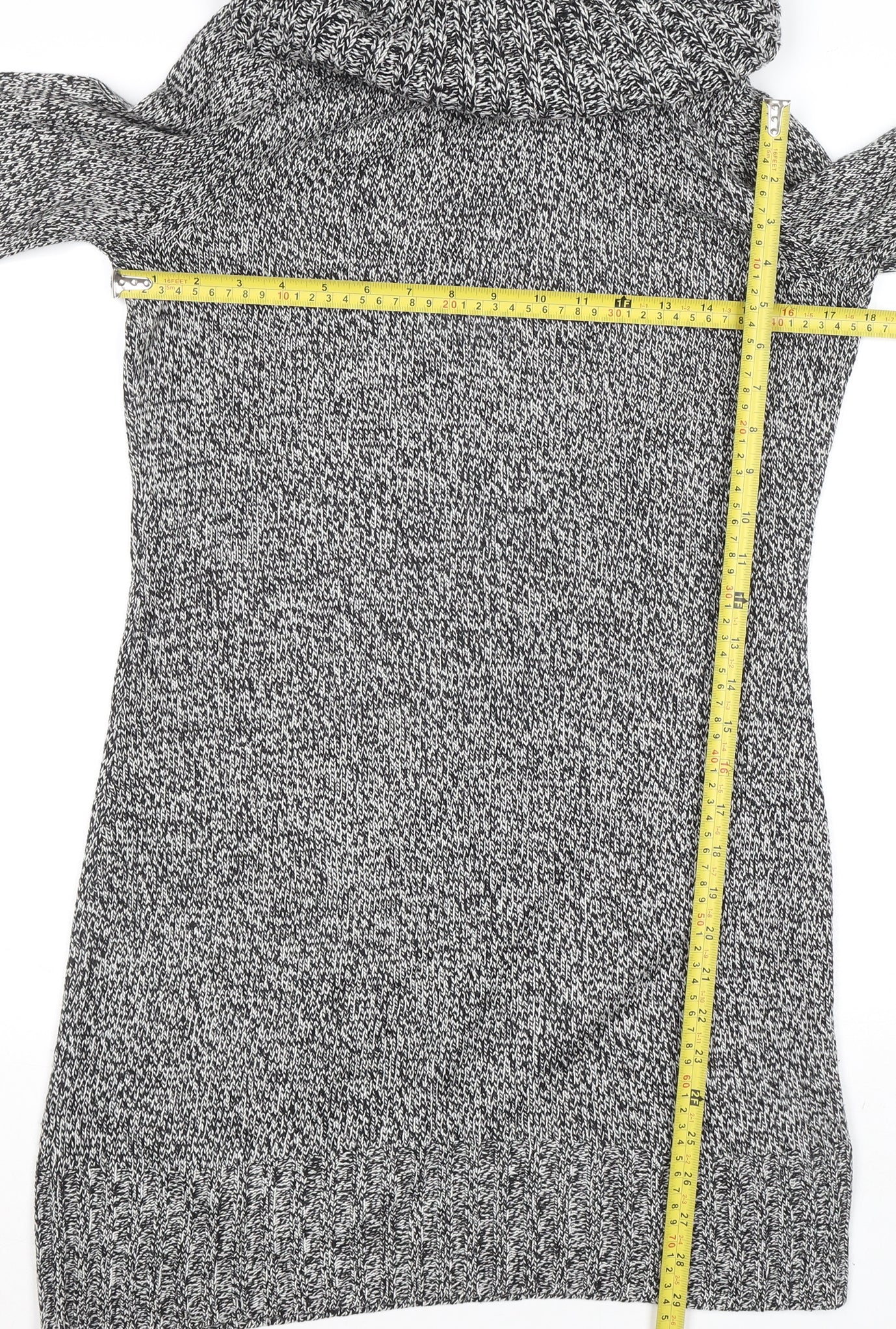 Womens UK Size 8 H&M Grey Pullover Jumper