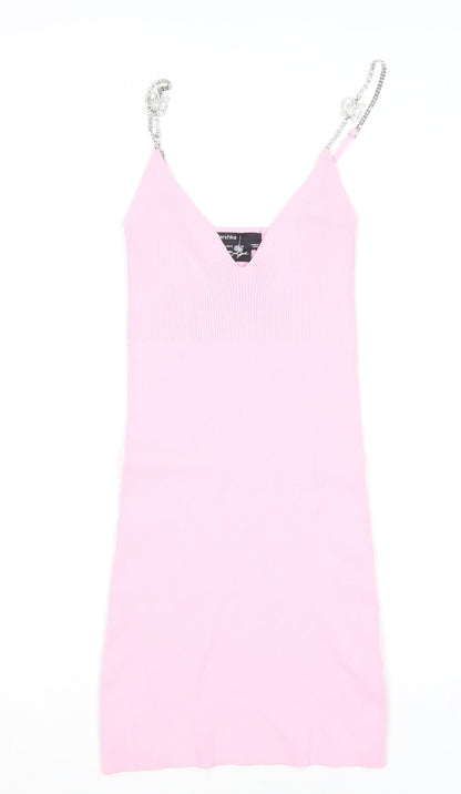 Womens UK Size S Bershka Bodycon Dress