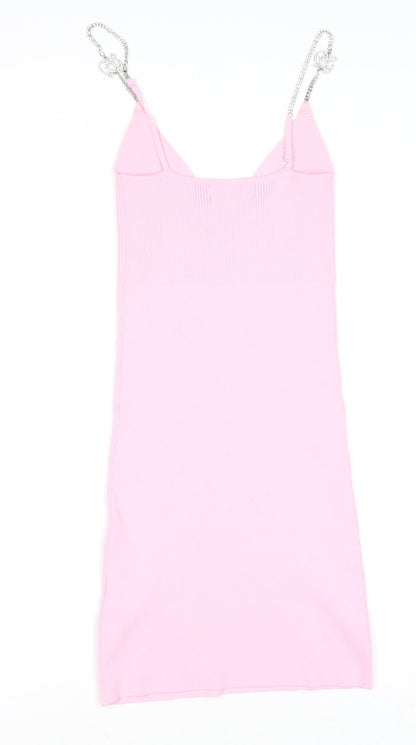 Womens UK Size S Bershka Bodycon Dress