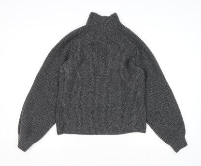 Womens UK Size XS H&M Grey Pullover Jumper