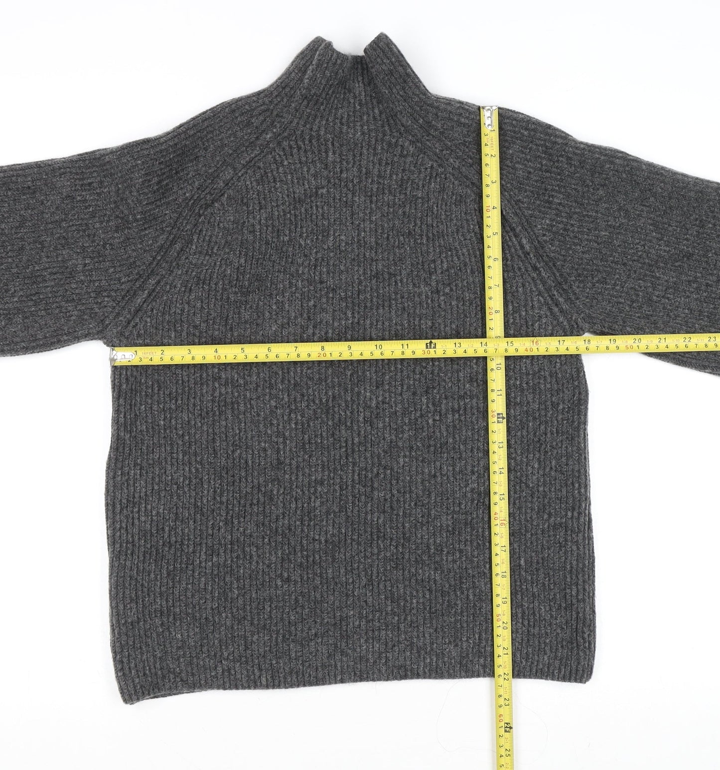 Womens UK Size XS H&M Grey Pullover Jumper