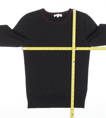 Womens UK Size 12 Warehouse Black Pullover Jumper