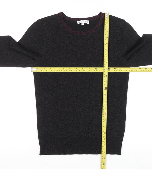 Womens UK Size 12 Warehouse Black Pullover Jumper