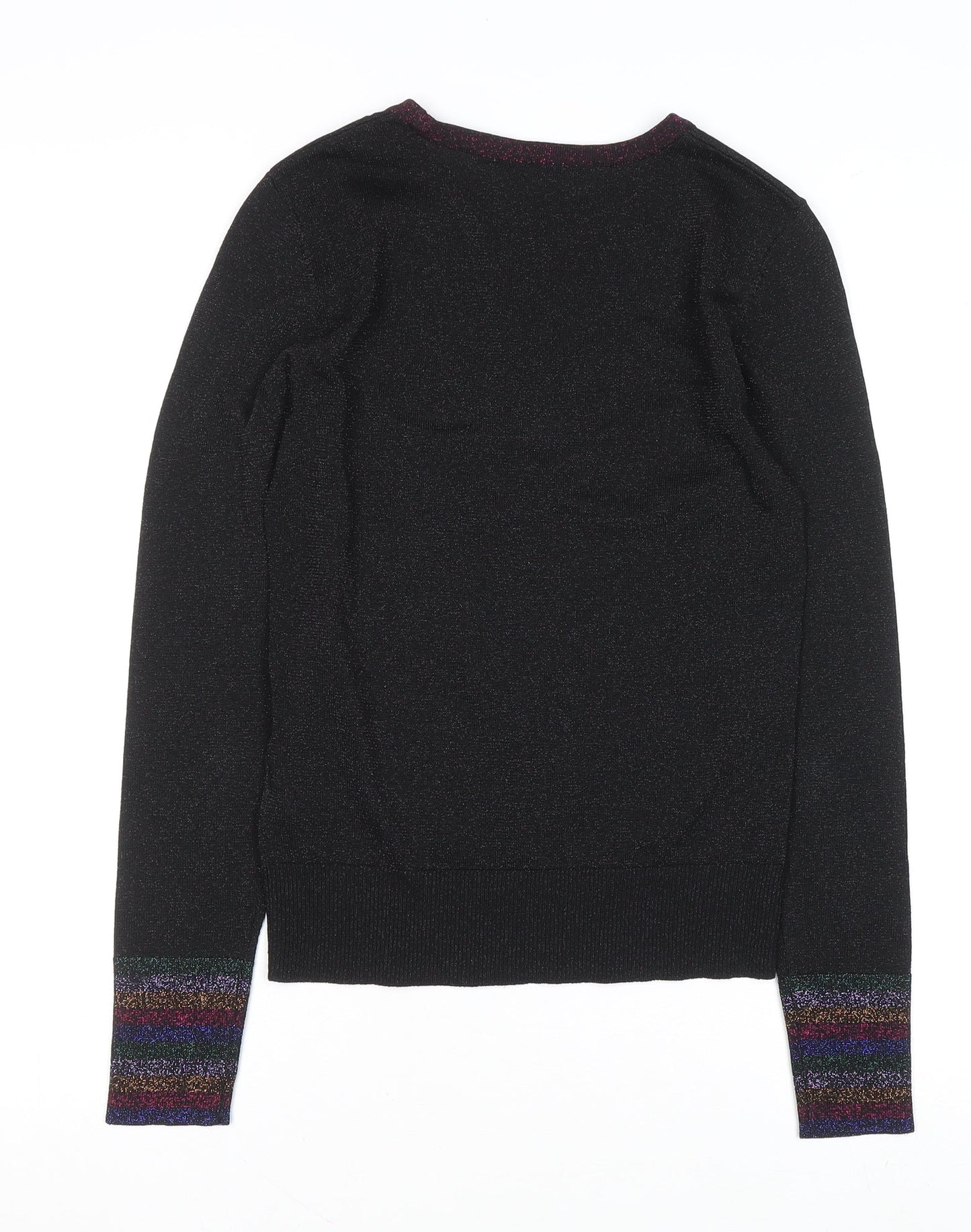 Womens UK Size 12 Warehouse Black Pullover Jumper
