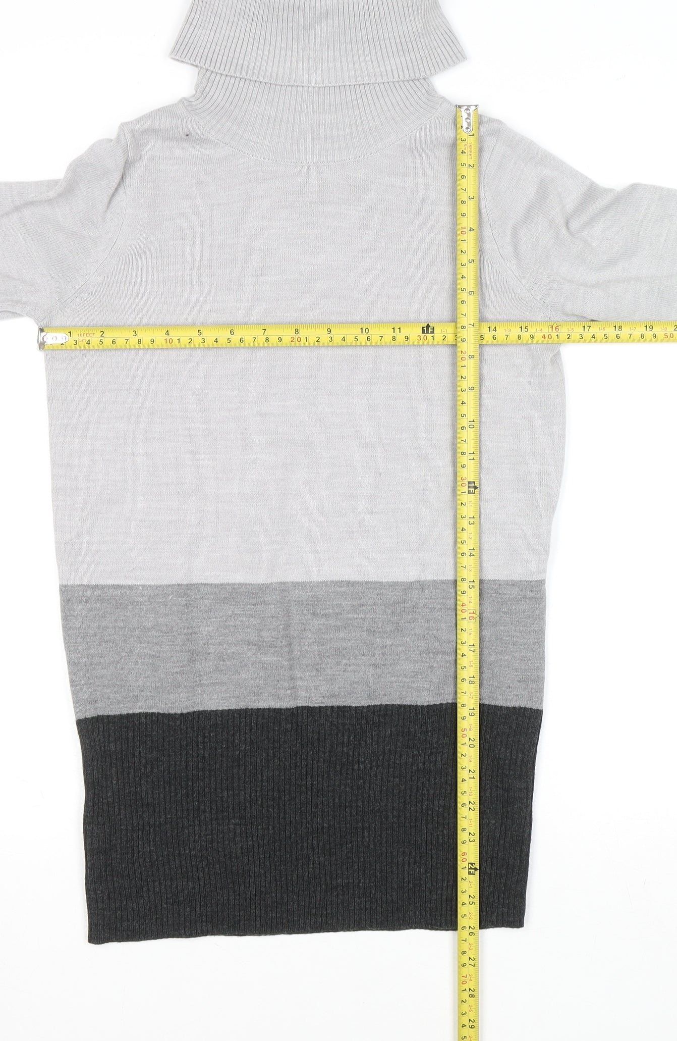 Womens UK Size 6 Marks and Spencer Grey Pullover Jumper