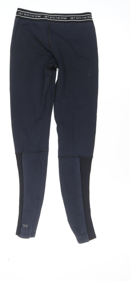 Womens UK Size S FOREVER 21  Ankle Black Leggings