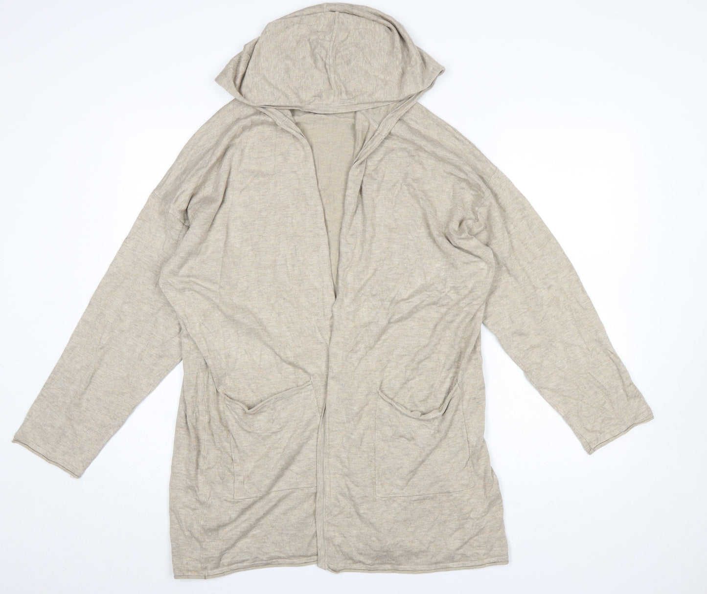 Womens UK Size L Masai Beige Cardigan Jumper