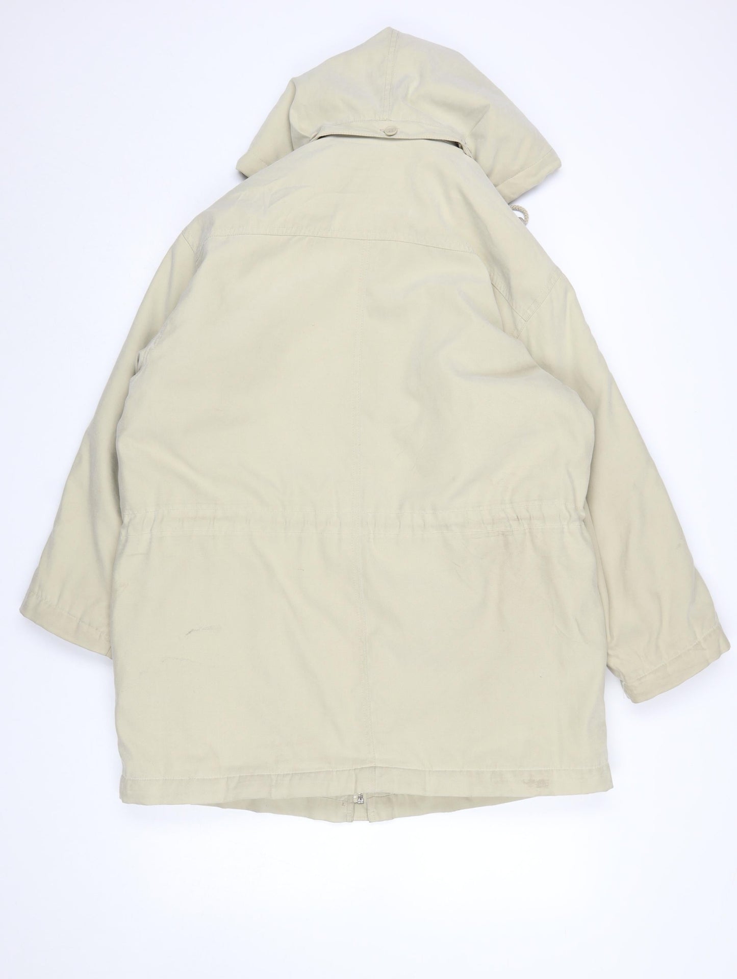 Womens UK Size 12 NuAge Beige Parka Coat
