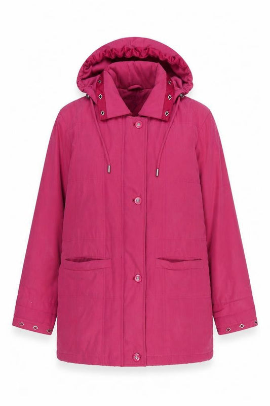 Womens UK Size S Astraka Pink Parka Coat