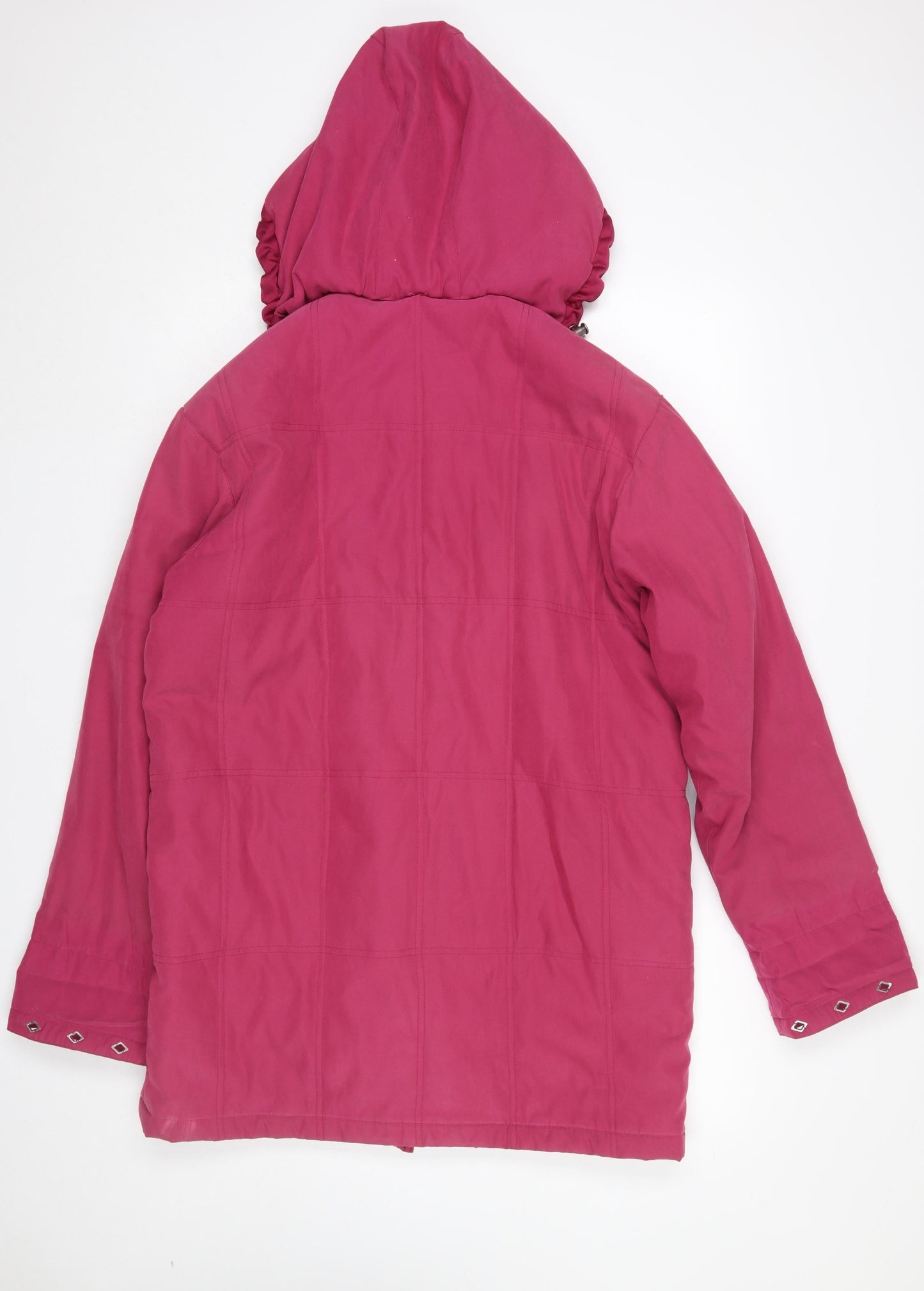Womens UK Size S Astraka Pink Parka Coat