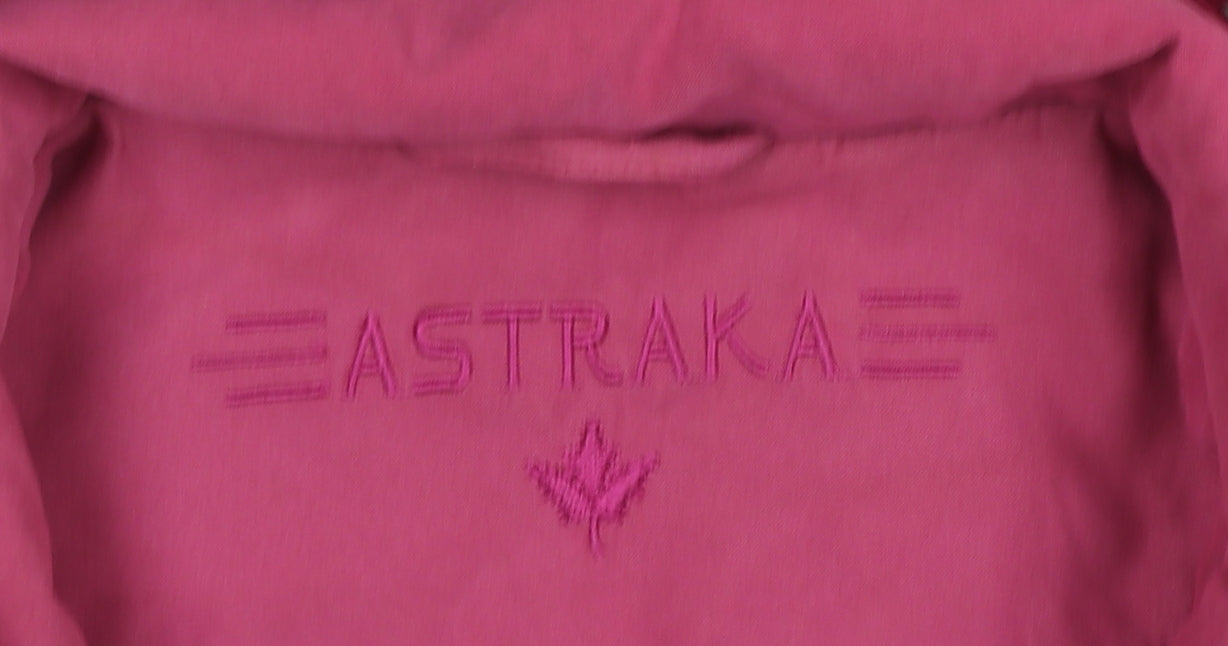 Womens UK Size S Astraka Pink Parka Coat