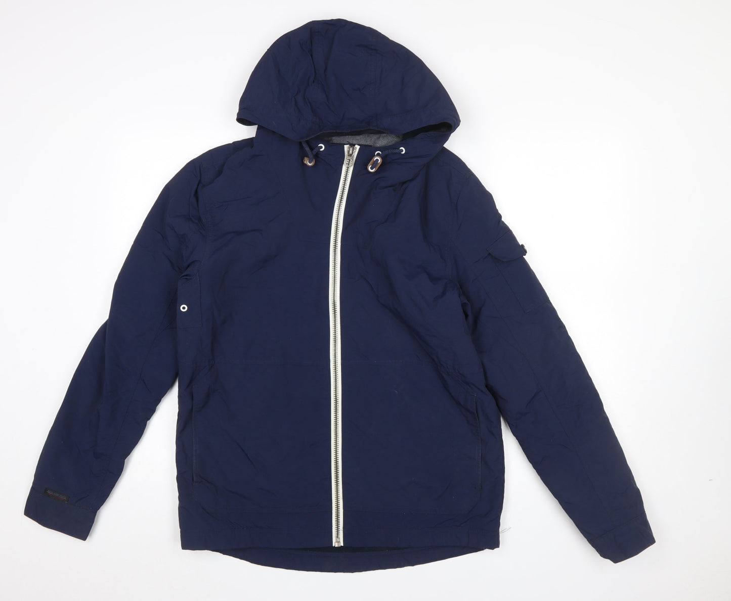 Mens UK Size S NEXT Blue Windbreaker Coat