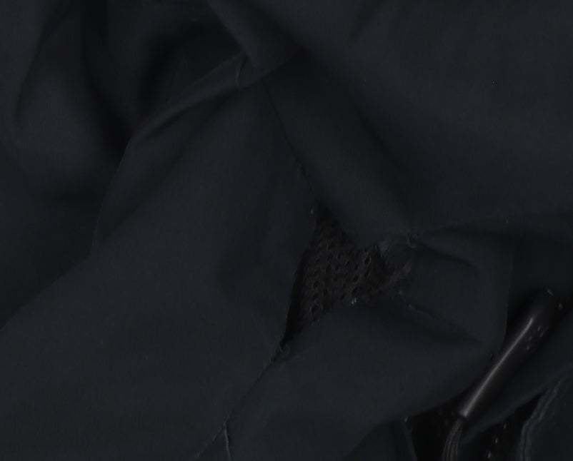 Mens UK Size M Jack Wolfskin Black Rain Coat