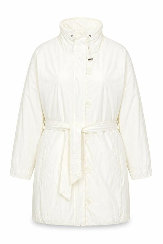 Womens UK Size 14 Laura Clement La Redoute Création Ivory Rain Coat