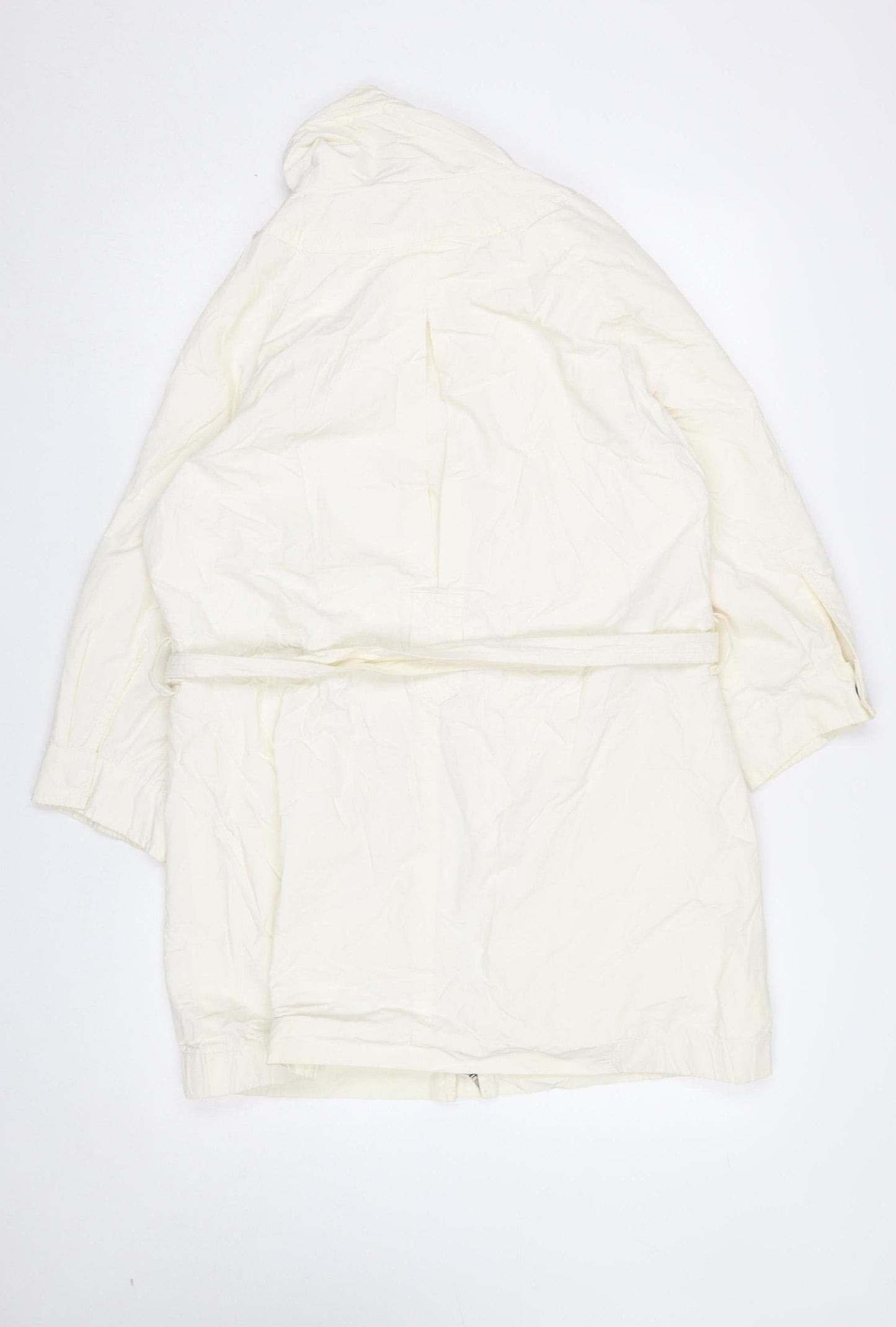 Womens UK Size 14 Laura Clement La Redoute Création Ivory Rain Coat