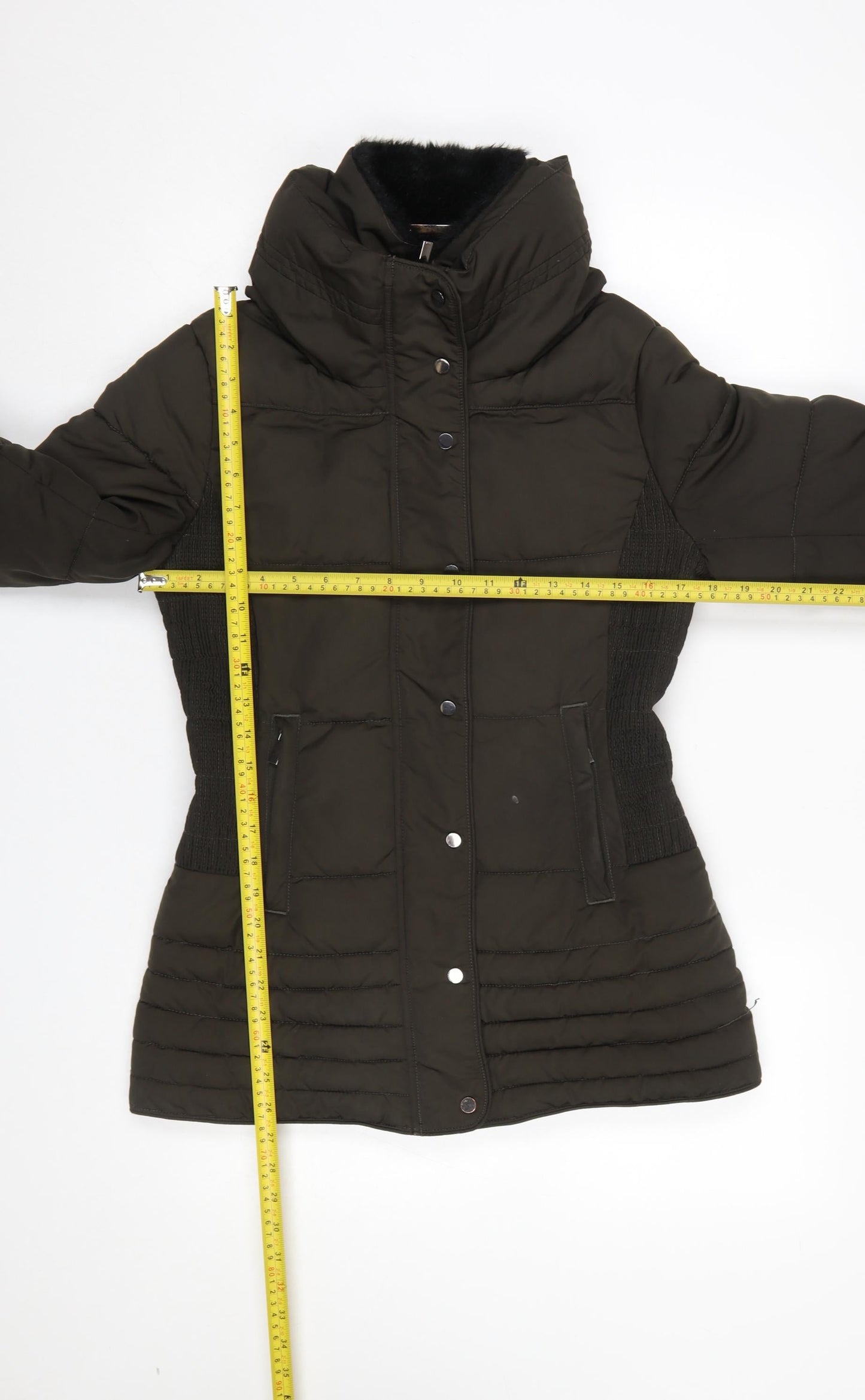 Womens UK Size 8 Hobbs Black Puffer Jacket