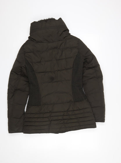 Womens UK Size 8 Hobbs Black Puffer Jacket